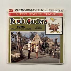 NEW SEALED View-Master 1970s US Travel Busch Gardens (A957)